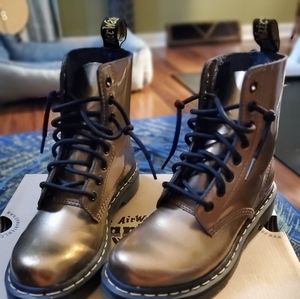 Dr. Martens Pascal Metallic Gold Boots